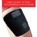 Adjustable Thigh Brace Support | Quadriceps & Hamstring Compression Sleeve for Men and Women - Buy Online on GoSupps.com