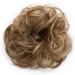 Buy Tess Hair Part Dutt Brown Mix Hair Tie for Wavy Updos | 30g Ombre Light Brown/Medium Blonde Hair Extensions for Women - Buy Online on GoSupps.com
