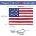 GOLOHO Marine Boat Flag Set with 4 Clips, 12x18 inch American Flag for Boat - U.S. 50 Stars, Embroidered - Buy Online on GoSupps.com