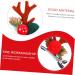 Beavorty 4 Pairs Christmas Hair Clips Antler Hair Clips Elk Hair Accessory Bill Hair Clips for Women Hair Clips for Kids Animal Horns Headpiece Antler Alligator Clips Christmas Costume - Buy Online on GoSupps.com