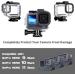 YALLSAME Side Open Case for GoPro 9/10/11 - Black Skeleton Housing with 2 Cold-Shoe Mounts | Charging Accessory & Protective Frame Mount - Buy Online on GoSupps.com