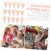 minkissy 50pcs Popcorn Bag Christmas Gift Bags Treat Bags Snacks Cookies Pink Popcorn Clear Goody Bags Piping Bags Halloween Candy Goodie Bag Treats for Child Paper Disposable Biscuit - Buy Online on GoSupps.com