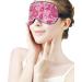 Buy Pink Elements Paisley Sleep Mask for Women - Adjustable Eye Shades Cover with Elastic Strap - Perfect for Travel & Relaxation - Buy Online on GoSupps.com