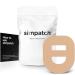 SIMPATCH  Omnipod Adhesive Patch with Strap (25-Pack)  Waterproof Adhesive, CGM Tape Beige
