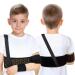 Kids Arm Sling Pediatric Shoulder Immobilizer Collarbone Brace Elbow Support Arm Bands Elbow Wrist Sling for Toddler Boy Girl Broken Fractured Arm Shoulder Injury (Dinosaur Style)