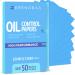 Extra High-Performance Oil Blotting Sheets for Face - 1x50 Sheets - Grain Free Silky and Softer Blotting Paper for Oily Skin to Reduce Skin Acne - Makeup Friendly, Thick & Strong Natural Paper 50 Count (Pack of 1) Blue