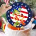 Shakven Flag Paper Plates Memorial Day Pride Paper Plates | Independence Day & Tableware Decorations Red White Blue Paper Plates 24 9-inch Plates - Buy Online on GoSupps.com