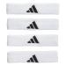 adidas Interval 3/4-inch Bicep Band White/Black/2 One Size