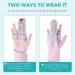 Adjustable Metacarpal Splint Brace - Two Finger Straightener for Right & Left Hand (Pink) - Shop Now for International Shipping - Buy Online on GoSupps.com