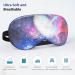 Premium Silk Eye Mask for Sleeping - 100% Pure Silk Adjustable Strap Ultra Comfortable Sleep Blindfold for Men & Women - Starry Sky Design - Buy Online on GoSupps.com