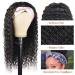 Water Wave Headband Wig for Black Women - Brazilian Virgin Human Hair, Glueless Machine Made 150% Density - 10 Inch - Buy Online on GoSupps.com