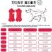 Tony Hoby Dog Shirts | Soft & Breathable T-Shirt for Small & Medium Dogs | Stylish Red Suit for Boys (XL) - International Shipping Available - Buy Online on GoSupps.com