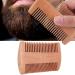 Double Sided Wooden Grooming Comb - Fine & Coarse Tooth Comb for Bathroom | International Shipping - Buy Online on GoSupps.com