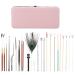 23pc Spiral Double Ended Ear Wax Removal Tool Set with Ear Powder - Ear Picks for Gentle Ear Cleaning - Buy Online on GoSupps.com