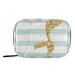 Naanle Stripe Mermaid Tail Pill Box 7 Day Pill Case Travel Pill Organizer Bag with Zipper Portable Weekly Case Compact Size for Vitamin Supplement Holder