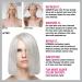 Fresh Icy Silver Platinum Hair Color Depositing Shampoo with BondHeal - Yellow Toner for Blondes, Silvers & Grays - Sulfate & Paraben Free - 6.4 oz - Buy Online on GoSupps.com