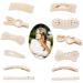 YIKEF 12 pieces Artificial pearls hair clips for girls hair clips fashion elegance hair snap clips pearl hairpins hair clips for wedding valentine's day gifts