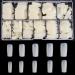 Square Shaped Acrylic Nail Tips 500PCS Full Cover False Nails with Case for DIY Nail Art 10 Sizes square-natural
