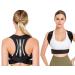Posture Corrector Unisex Adjustable Breathable Waist Support Brace for Pain Relief Scoliosis Support Daily Work & Activity etc. Black
