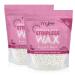 Mylee Professional Stripless Hard Wax Beads 500g Stripless Depilatory Waxing Pellets Solid Film Beans Painless Gentle Hair Removal of Full Body Face & Bikini Line (Coconut & Arnica Pack of 2) 500 g (Pack of 2)
