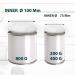 XILMARK (4 + 4) Can Covers Pet Can Lids 800 & 400 Grs Can Lids for Tins Plastic Lids for Tin Cans Can Tops Covers Can Cover Dog Food Cat Food Can Lids Pet Food Can Lids Reusable Can lids - Buy Online on GoSupps.com