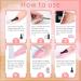 Poly Nail Gel Kit with 10 Colors + UV Lamp | Beginner Nail Extension Set for French Manicure - White, Grey, Silver Glitter - Buy Online on GoSupps.com