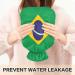 Zzxx Brazil Flag Hot Water Bottle 1L - Fleece Cover for Pain Relief Warmth & Cold Therapy - Buy Online on GoSupps.com