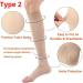Zmerch Unisex Knee Compression Socks - Varicose Vein Support Stretchy Cooling Black - Buy Online on GoSupps.com