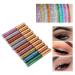 10Pcs/Set Waterproof Sparkling Eyeliner Liquid Eyeliner Glitter Diamond Eye liner Liquid Shining Metallic Eyeliner Pen Long-lasting Eye Shadow Makeup for Christmas Thanksgiving Day Party Cosplay