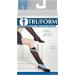 Truform Sheer Compression Stockings for Women - 15-20 mmHg Knee High Diamond Pattern Espresso - Small Size (1 Pair - Buy Online on GoSupps.com