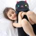 Mewaii 36in Luminous Cat Plush Pillow Black - Soft Stuffed Animal Toy for Kids - Long Squishy Huggable Night Light Kitty - Buy Online on GoSupps.com