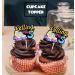 18pcs Gold Glitter Roller Skates Dessert Cupcake Topper 80s 90s Retro Hip Hop Roller Skating Rolling into 5 Theme Decor Supplies Boys Girls 5th Happy Birthday Party Decorations 05 - Buy Online on GoSupps.com