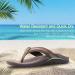 Men's Orthotic Flip Flops - High Arch Support Sandals for Plantar Fasciitis Relief - Coffee, Size 9 - Buy Online on GoSupps.com