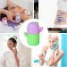 NEFLUM CAKTUS-EISROLLER: GUA-SHA Facial Roller & Ice Cube Maker for Swelling Relief | Beauty Skin Care Tool - Food-Safe Silicone in Green/Violet - Buy Online on GoSupps.com