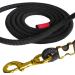 Magideal 4m Black Cotton Braided Horse Reins with Carabin Hooks - Ideal for Training Horses Pets and Sheep | International Shipping - Buy Online on GoSupps.com