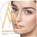 Didiseaon 1pc Second Generation Scale Printable Eyebrow Stencils Metal Stencils Makeup Tools Metal Eyebrow Ruler Diy Eyebrow Ruler Metal Dies Stainless Steel Eyebrow Pencil Make up 25x5x0.6cm Golden - Buy Online on GoSupps.com