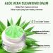 Aloe Vera Cleansing Balm Makeup Remover Balm For Sensitive Skin Face Cleanser To Waterproof Makeup Clean And Clear Cleanser Travel Size Makeup Remover For Eye Lip Face And Body 27g - Buy Online on GoSupps.com