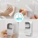 Tinkeep Wall Mounted Mop Holder - Self Adhesive Broom Grippers - No Drilling, Anti-Slip - 3 pcs - Buy Online on GoSupps.com