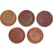 Ghzste 5pcs Gua Sha Stone Set - Natural Handmade Round Scraping Board for Face Back & Joints Massage | International Shipping Available - Buy Online on GoSupps.com