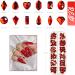 120pcs Red Rhinestones Nail Charms - Siam Red Crystal Flatback Gems for Nail Art & Crafts - Buy Online on GoSupps.com