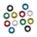 IWOWHERO 12pcs Stress Reducer Finger Massager Finger Massager Hand Toy Acupressure Ring Finger Massage Rings