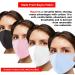Reusable Face Mask GENERISE Stylish Face Mask x3 - Polyurethane Breathable Washable Face Mask - Unisex (Pink) - Buy Online on GoSupps.com