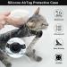 Yhmall Airtag Cat Neck Band with Bell | Reflective Adjustable Collar & Protective Cover | Compatible with Apple Airtag - Black - Buy Online on GoSupps.com