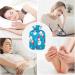 KCL Deci Hot Water Bottle with Cover - White Snowman 2L | Relief for Menstrual Cramps Neck & Shoulder Pain Hand & Foot Warmer - International Shipping Available - Buy Online on GoSupps.com
