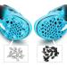 Lejof 1/4 Inch Track Spikes Set - 120 Alloy Steel Replacements with Spike Wrench - 60 Black + 60 Silver - Ideal for Sports Running Shoes - Buy Online on GoSupps.com
