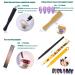 JERCLITY 10-Piece Cat Eye Nail Magnet Set for Cat Eye Gel Polish - Double-Head Flower Design Magnetic Pens for DIY Nail Art - Multi-Function Magnet Board Included - Buy Online on GoSupps.com