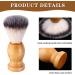 Immediate Freem 7-Part Men's Shaving Brush with Wooden Handle | Handmade Salon Tools & Hair Brushes - Buy Online on GoSupps.com