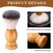 7-Piece Wooden Handle Shaving Brush Set for Men - Premium Salon Tools for Effortless Shaving - Buy Online on GoSupps.com