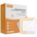 Silicone Adhesive Foam Wound Dressing with Border 4 X 4(10 Individual Pack) Sterile 5-Layer Excellent Breathability Gel Pad for Pressure Ulcer Leg Ulcer Diabetic Foot Ulcer by Aiwryyi