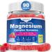 90 Count | Magnesium Complex Gummies for Women & Men 12 Forms of Magnesium (Glycinate Citrate& More) Magnesium Supplement with Ashwagandha Supports Sl ep Bone Energy Raspberry Flavor 90 Count (Pack of 1)